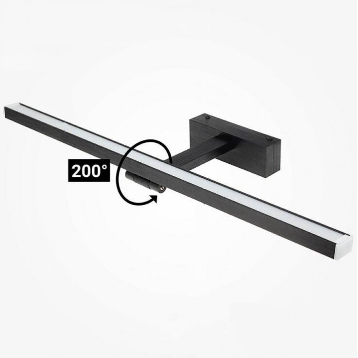 LED Wall Light, 14W, Black, Neutral Light 2