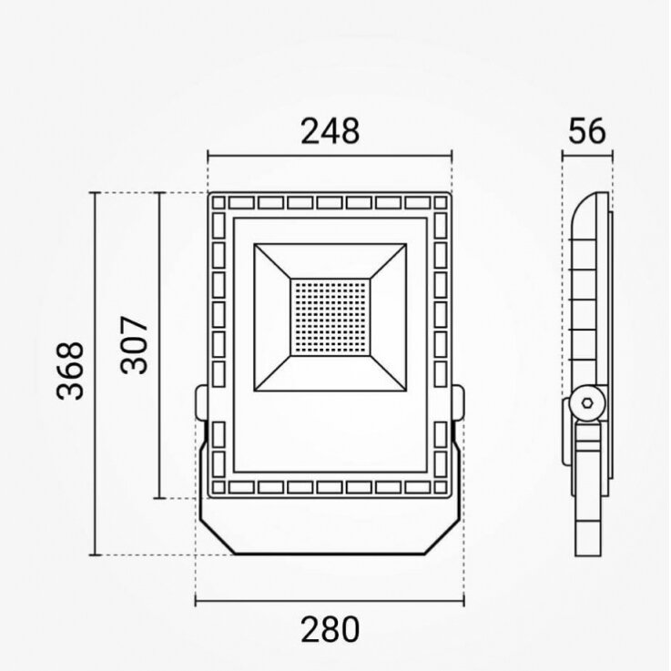 LED stadiono prožektorius, 100W, šalta balta šviesa 1