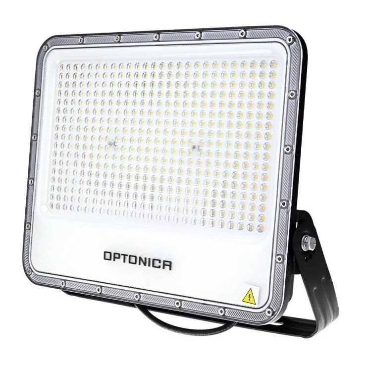 LED Floodlight, Black, 140Lm/W, 300W, White Light 1