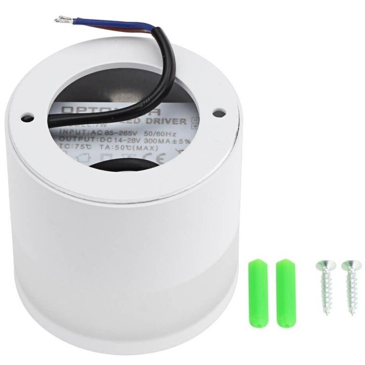 LED Surface Downlight, 7W, Round, White 1