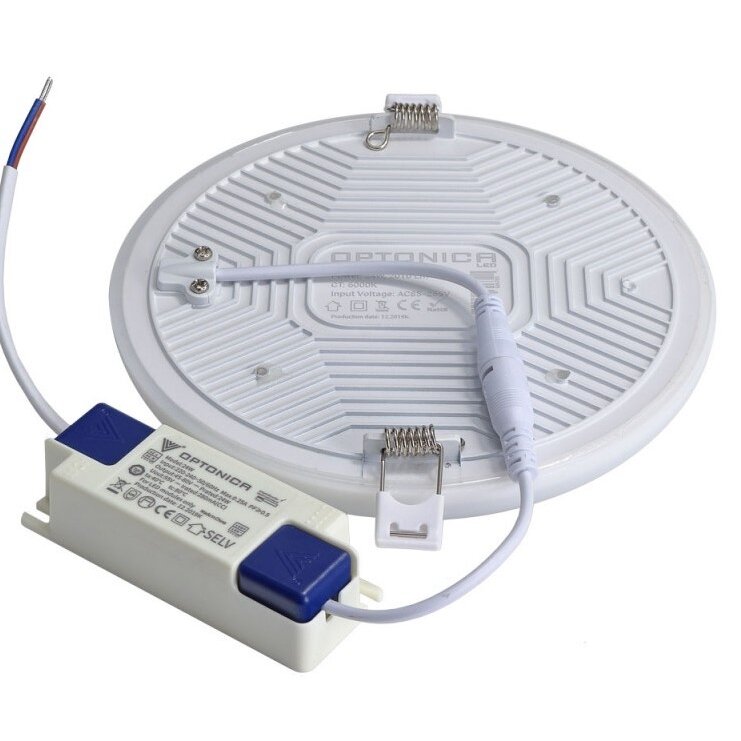 LED Frameless Panel, Round, 36W, Warm Light 2