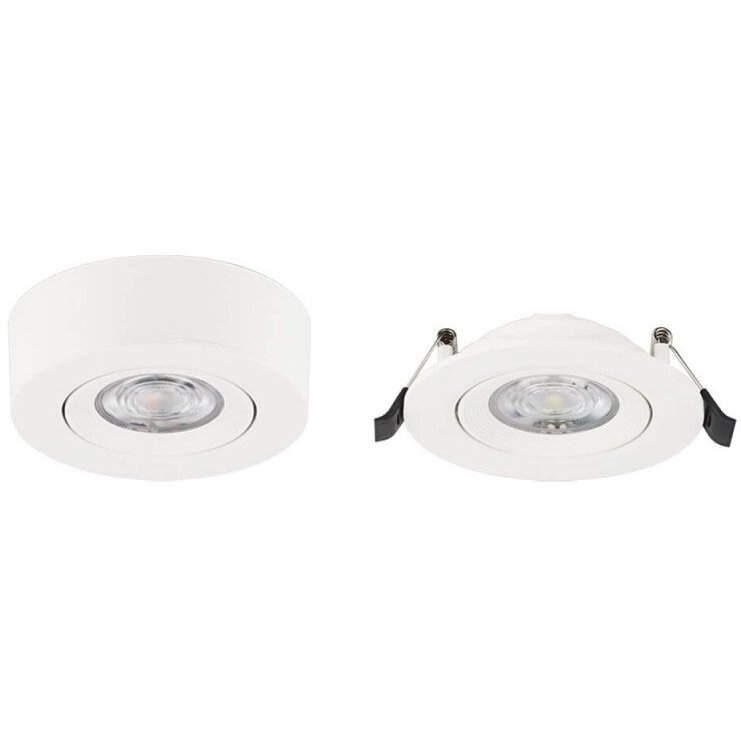 LED Downlight, 5W, White, Adjustable, CCT 1