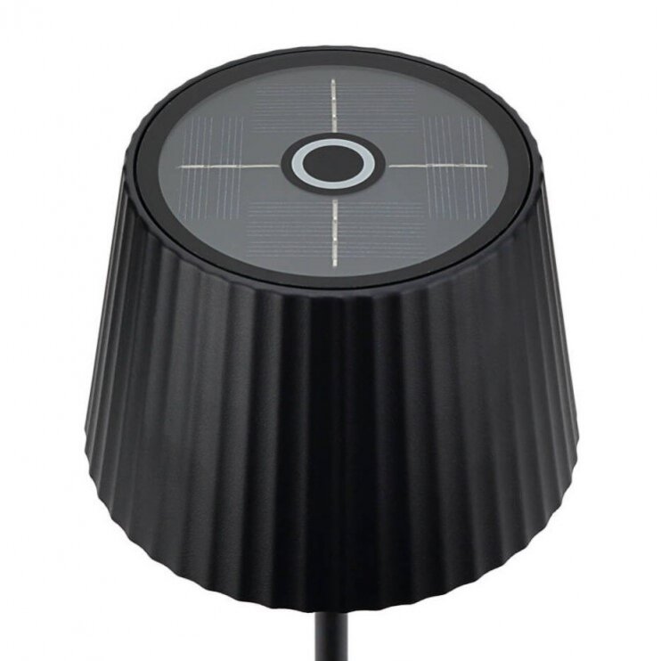 LED Rechargeable Solar Table Lamp, 2.5W, Chrome 1