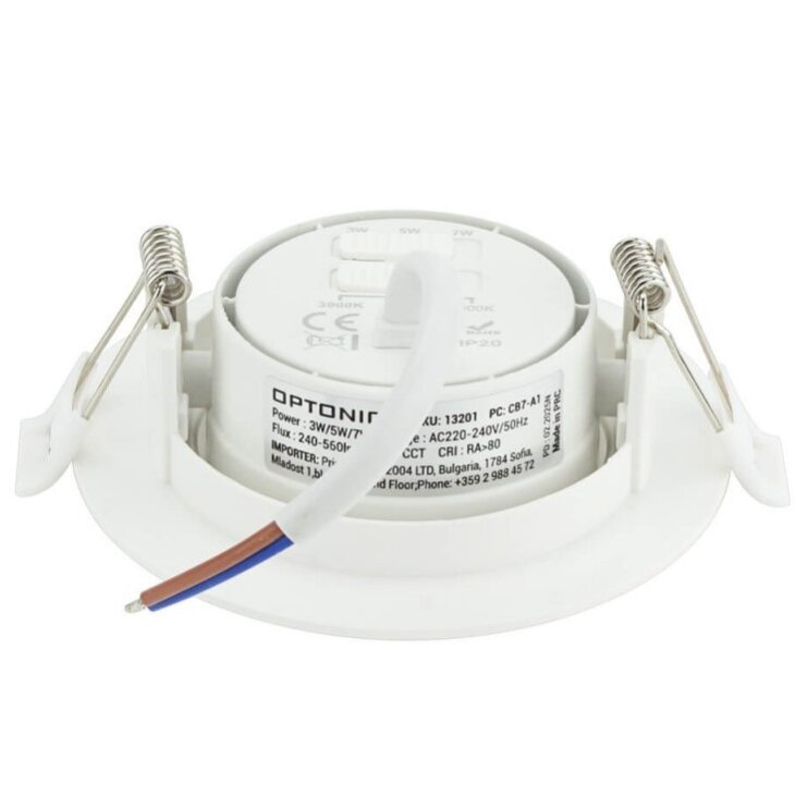LED Downlight Surface/Built-In, Round, 3/5/7W, CCT 2