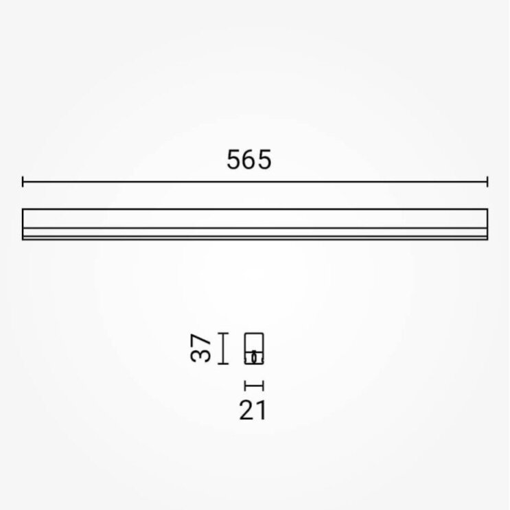 LED Hexagon Linear Light, 9W, 57cm, White Light 2