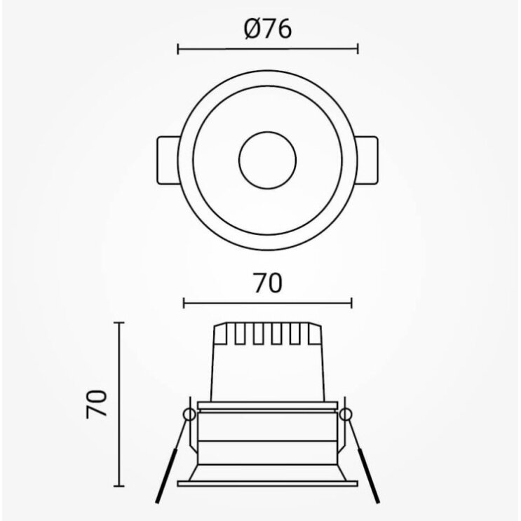 LED Fire-Rated Fixture, IP65, 10W, CCT 5