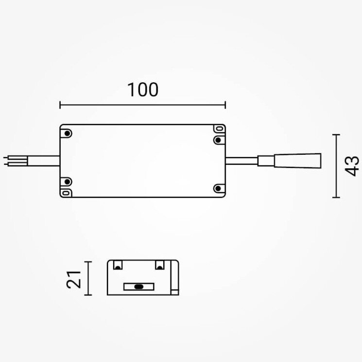 LED Dimmable Driver, 30-63V, 0.3A 2