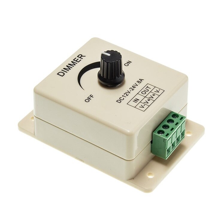 LED Rotated Dimmer, 12-24V, 96W