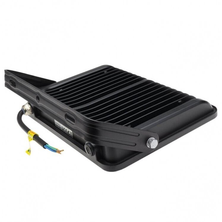 LED prožektorius, juodas, 90Lm/W, 100W, šilta balta šviesa 2 LED prožektorius, juodas, 90Lm/W, 100W, šilta balta šviesa 2