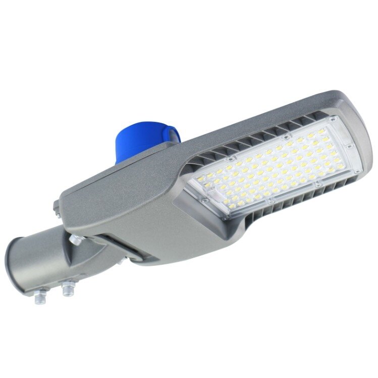 LED Street Light, Adjustable Beam, 50W, White Light, NEMA socket 1