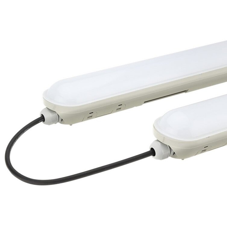 LED šviestuvas, 40W, vandeniui atsparus, 120cm, sujungiamas, neutrali balta šviesa 3 LED šviestuvas, 40W, vandeniui atsparus, 120cm, sujungiamas, neutrali balta šviesa 3