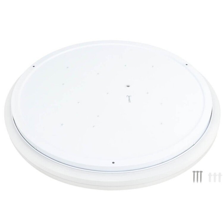LED Ceiling Light, 36W, White/Silver, CCT Light 2