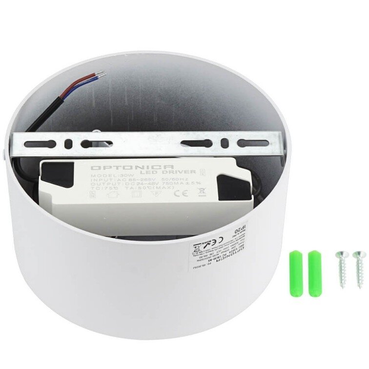 LED Downlight, 30W, Round, Rotatable, White, CCT 2