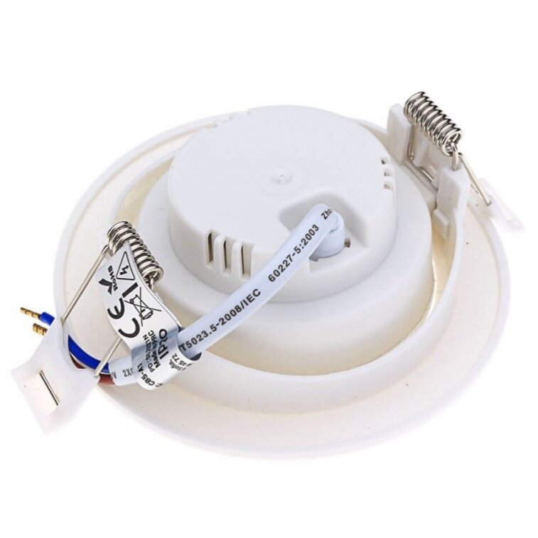 LED šviestuvas, apvalus, pasukamas, 5W, neutrali balta šviesa 2 LED šviestuvas, apvalus, pasukamas, 5W, neutrali balta šviesa 2