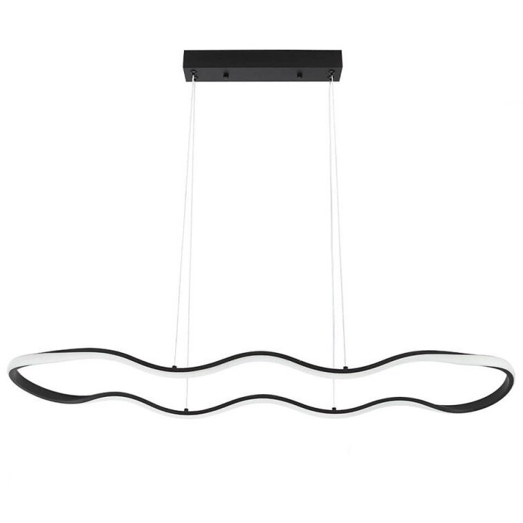 LED Pendant Lamp, 24W, Sand Black, Warm Light 1