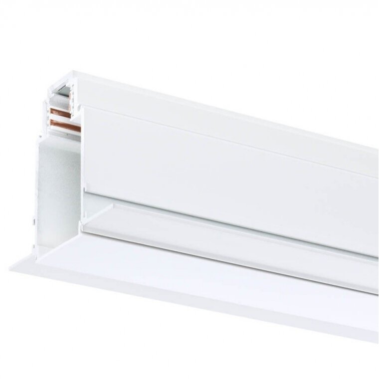 LED Magnetic Track System R35, width 3.5cm, Built-In, White, length 1m 2
