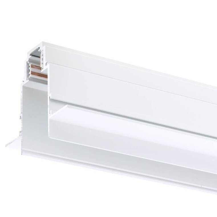 LED Magnetic Track System R35B, width 3.5cm, Built-In, White, length 1m 1