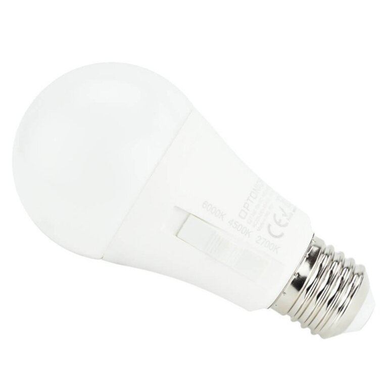 LED Bulb E27 A60 10W, 3CCT, Selectable 1