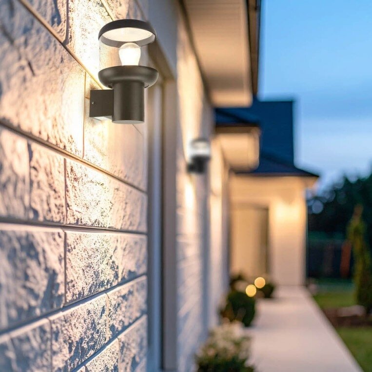 LED Wall Lamp, Up, Dark Grey 3