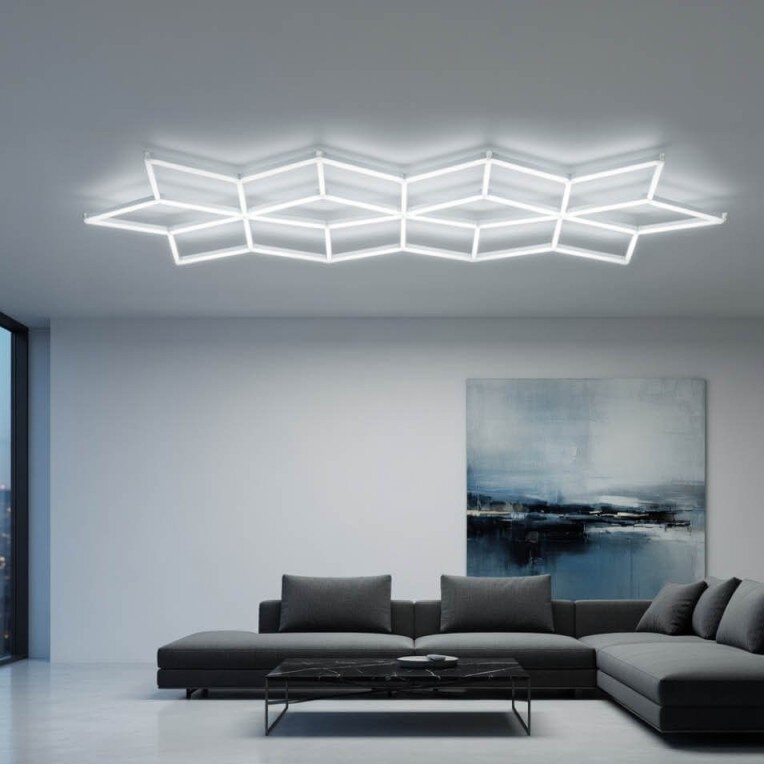 LED Hexagon Lights, 16HEX, 294W, White Light 1