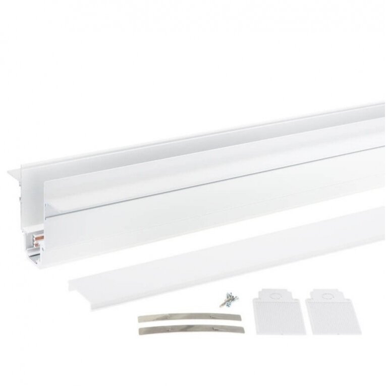 LED Magnetic Track System R35B, width 3.5cm, Built-In, White, length 1m 3