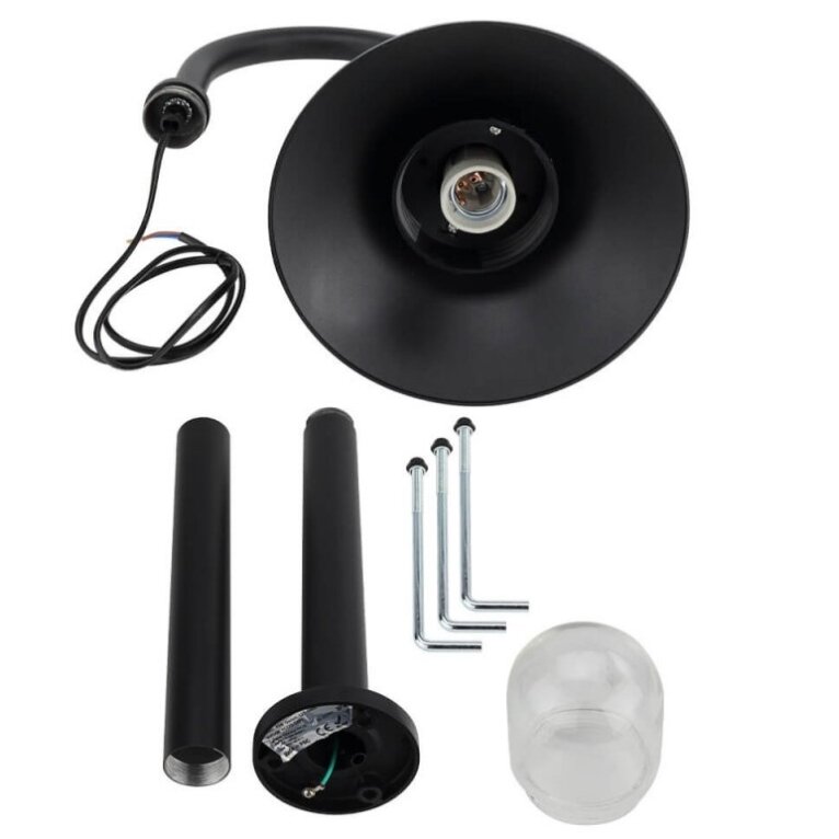 LED Stand Lamp, 1xЕ27, Black 2