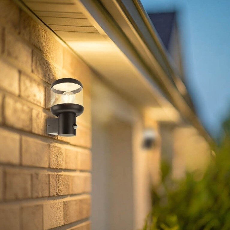 LED Wall Lamp, Up, Dark Grey, PIR Sensor 3
