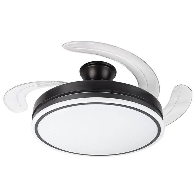 LED Fan Ceiling, 36W, CCT, Black, Remote Control 1