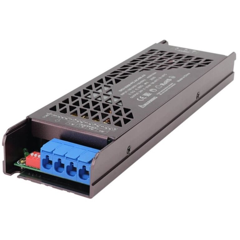LED juostos maitinimo šaltinis, 400W, 24V, 16.6A, tylus 2