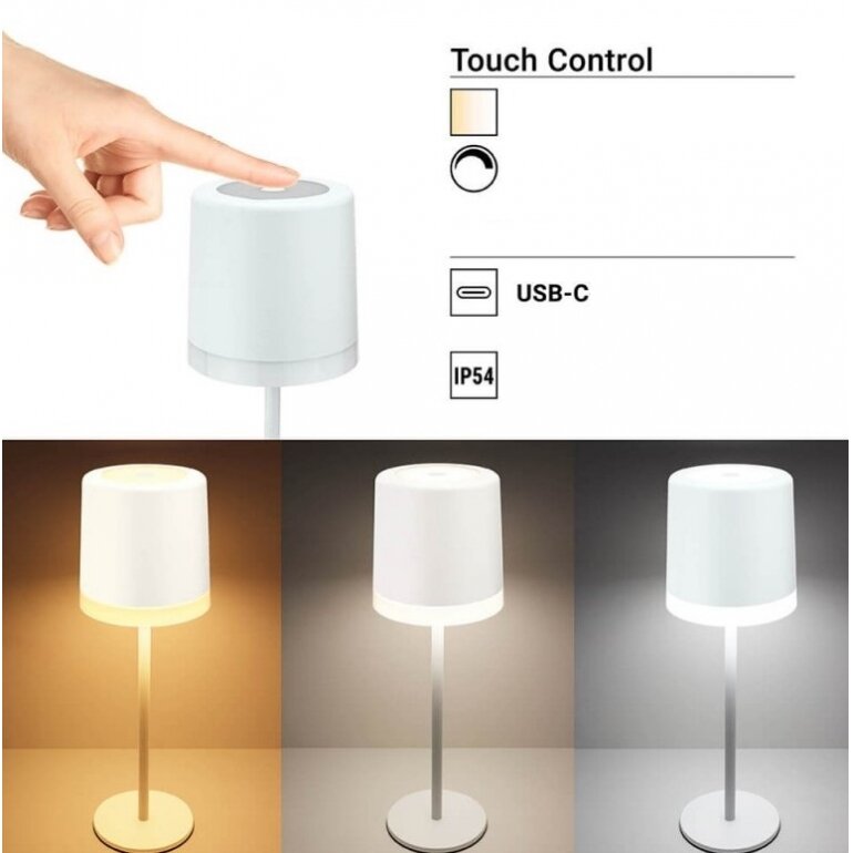 LED Rechargeable Table Lamp, 2.5W 1
