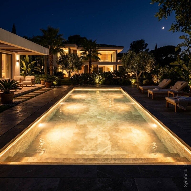 LED Pool Light, 18W, Warm Light 3