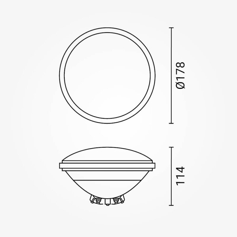 LED Pool Light, 18W, Warm Light 4