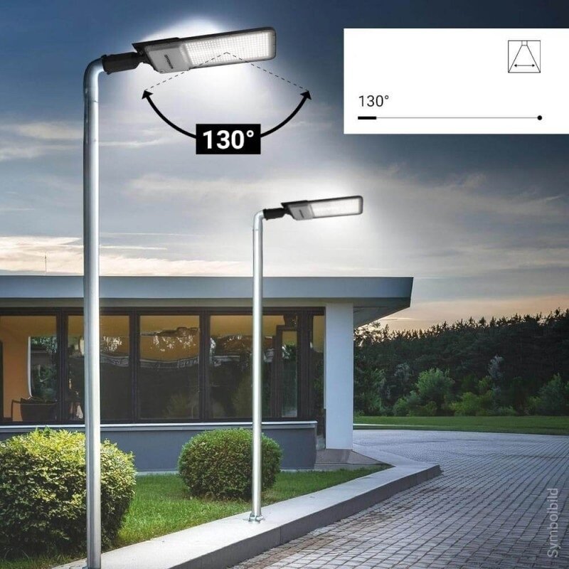 LED gatvės šviestuvas, reguliuojamas spindulys, 3 metai garantija, 120Lm/W, 200W, neutrali balta šviesa 6 LED gatvės šviestuvas, reguliuojamas spindulys, 3 metai garantija, 120Lm/W, 200W, neutrali balta šviesa 6