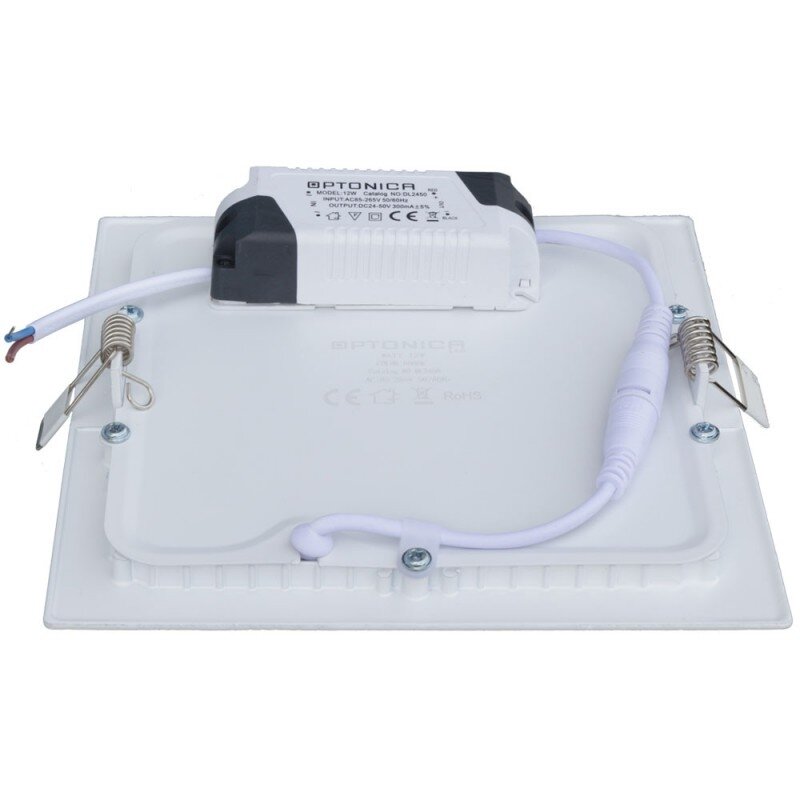 LED įmontuojamas modulis, kvadratinis, 12W, neutrali balta šviesa 1