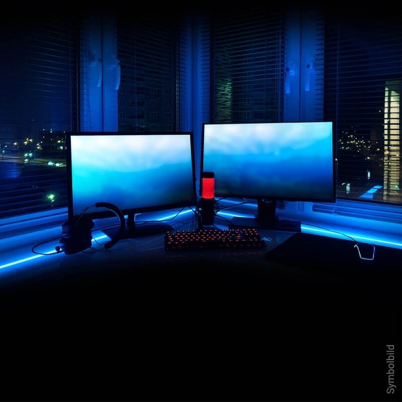 LED juosta, 14.4W/m, 1000Lm/m, 12V, Pro, mėlyna šviesa 3