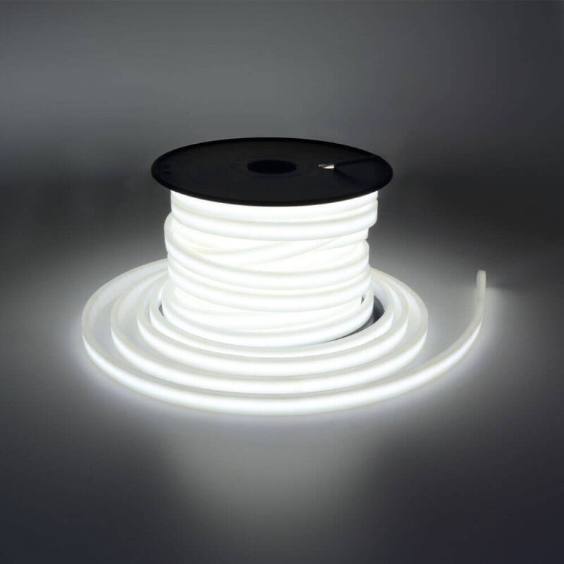 LED juosta, 6W/m, 500Lm/m, 48V, pieno spalvos dangtelis, šalta balta šviesa 2