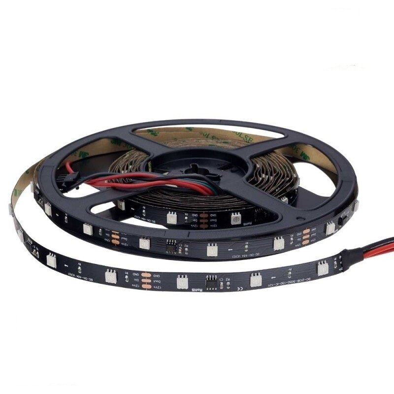 LED Strip 7W/m, 550Lm/m, 12V, Digital, RGB LED Strip 7W/m, 550Lm/m, 12V, Digital, RGB