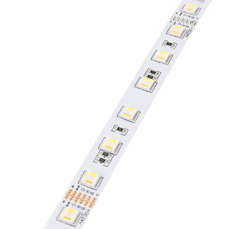 LED juosta, 9W/m, 950Lm/m, 24V, CCT + RGB spalvos 1 LED juosta, 9W/m, 950Lm/m, 24V, CCT + RGB spalvos 1