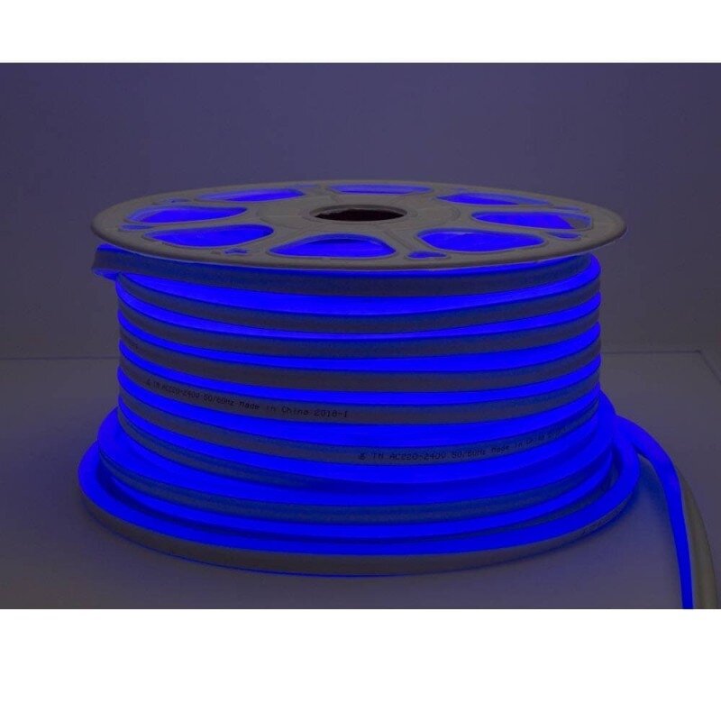 LED juosta, Flex Neon, 8.5W/m, 300Lm/m, 220V, mėlyna šviesa 2 LED juosta, Flex Neon, 8.5W/m, 300Lm/m, 220V, mėlyna šviesa 2