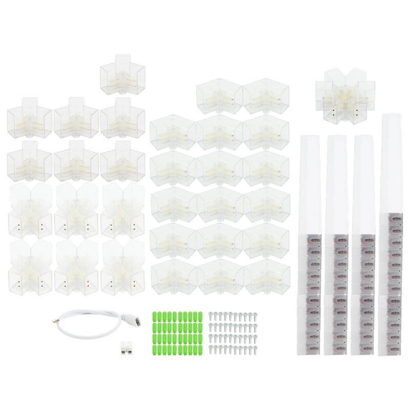 LED korys (hexagon), 12HEX, 294W, šalta balta šviesa 3