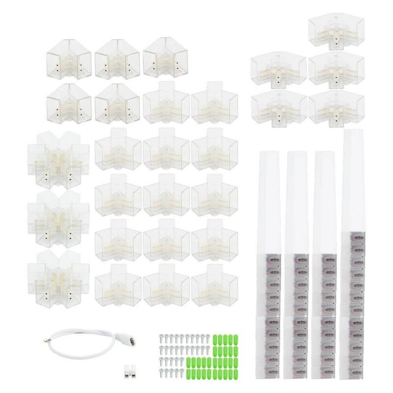 LED Hexagon Lights, 16HEX, 294W, White Light 4
