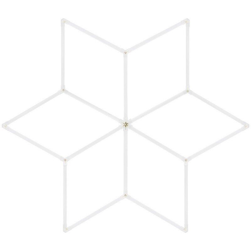LED korys (hexagon), 6HEX, 126W, šalta balta šviesa 2