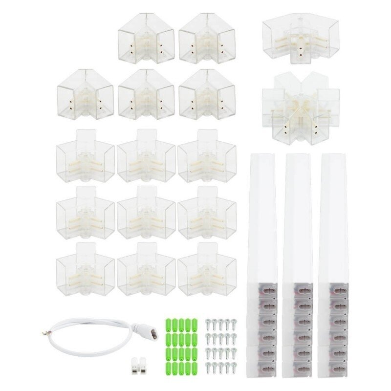 LED korys (hexagon), 6HEX, 126W, šalta balta šviesa 4