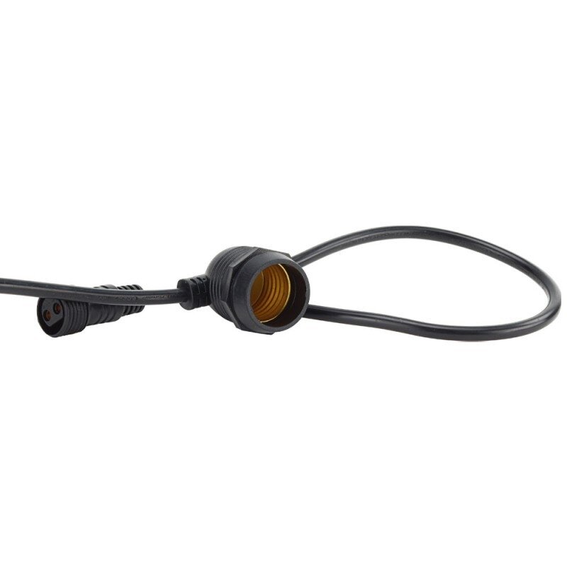 LED Outdoor String Light, Black, 14.4m, 15Pcs., without Bulbs 3