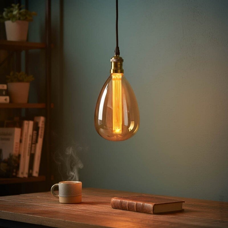 LED Bulb E27 3W, Amber, Warm Light 4