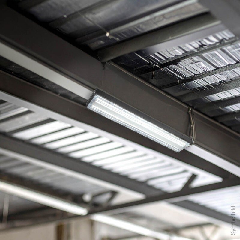 LED Linear High Bay Light, 100W, White Light, IP65, IK08 5
