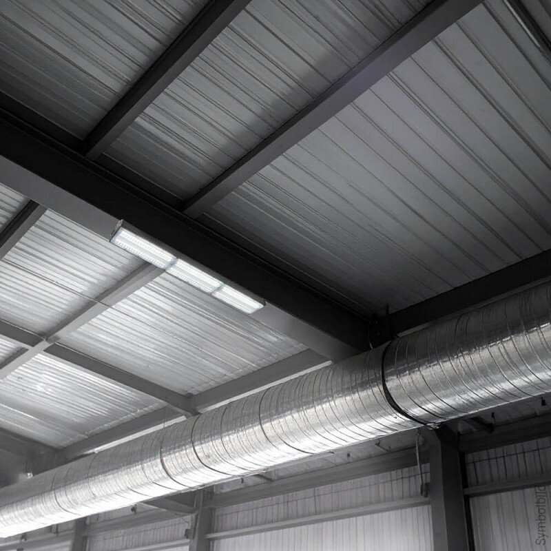 LED linijinis aukštuminis šviestuvas, 150W, neutrali balta šviesa, IP65, IK08 6