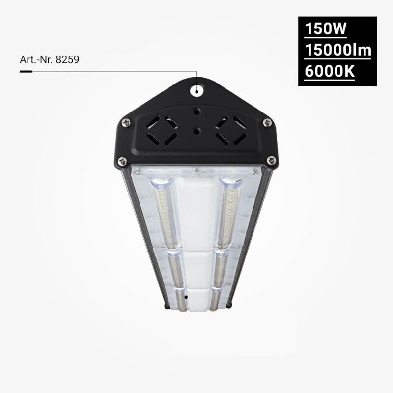 LED Linear High Bay Light, 150W, White Light, IP65, IK08 2