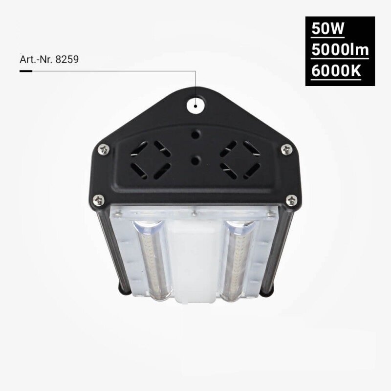 LED Linear High Bay Light, 50W, White Light, IP65, IK08 2
