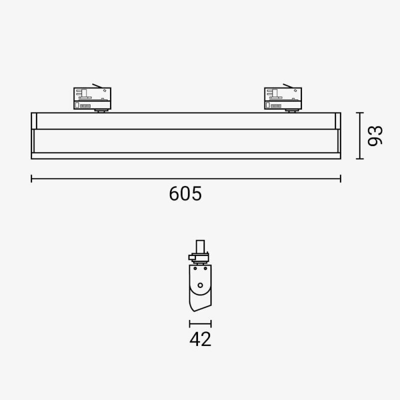 LED linijinis šviestuvas, 3F, 30W, 2700Lm, neutrali balta šviesa 4 LED linijinis šviestuvas, 3F, 30W, 2700Lm, neutrali balta šviesa 4